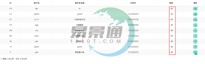 易景通景區分銷系統：添加分銷商