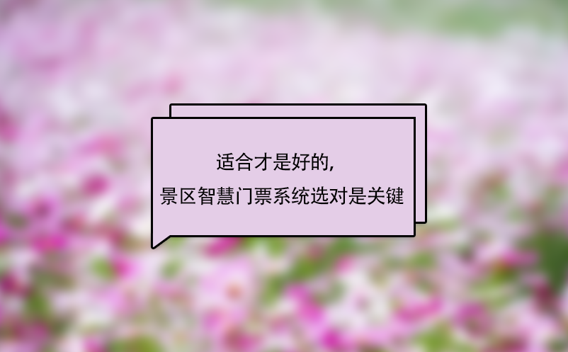 適合才是好的，景區智慧門票系統選對是關鍵