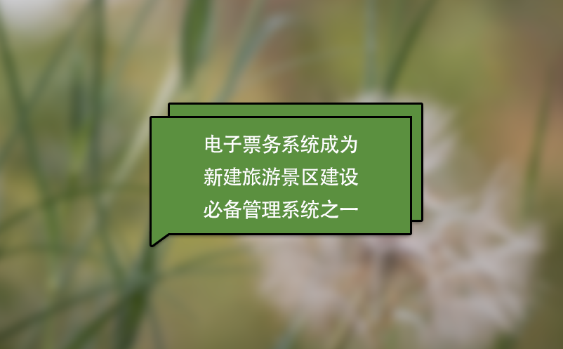 景區票務系統成為新建景點必備管理系統之一