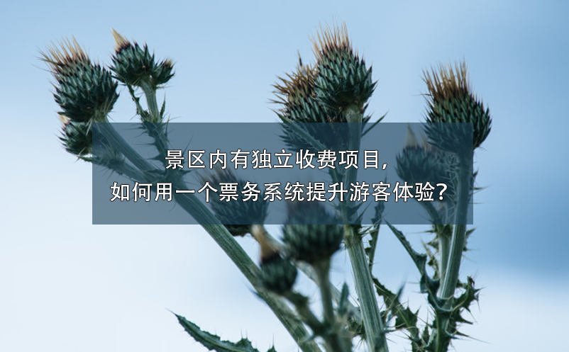 景區內有獨立收費項目，如何用一個票務系統提升游客體驗？