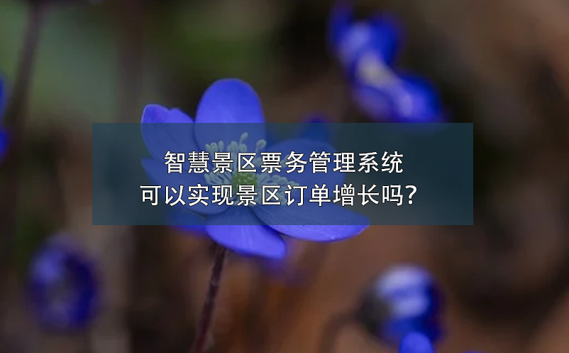 智慧景區票務管理系統可以實現景區訂單增長嗎？